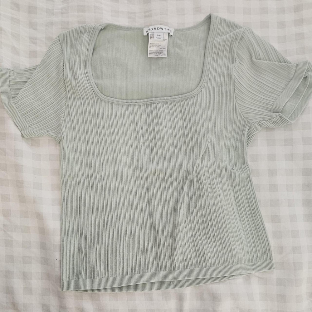 And Now This size juniors s/m green